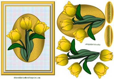 Pretty Yellow Floral