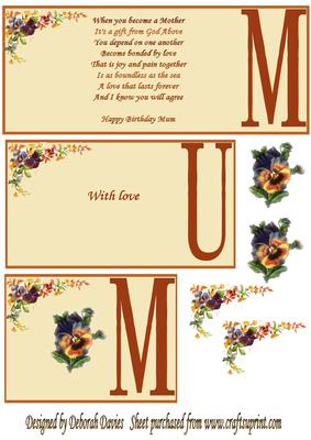 Flowers for Mum