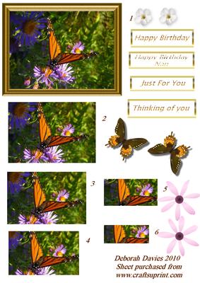 Floral Butterfly