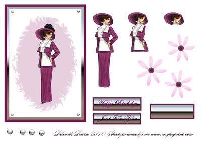 Plum Vintage Lady