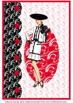 Red & Black Beauty Topper