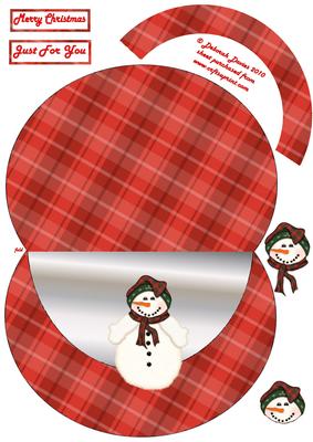 Plaid Christmas Wobble Handbag