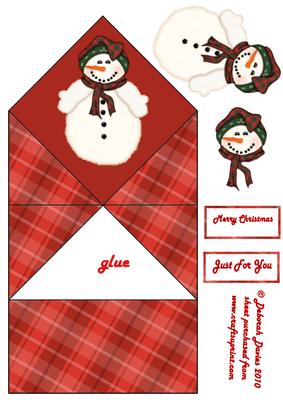 Plaid Christmas Diamond Top