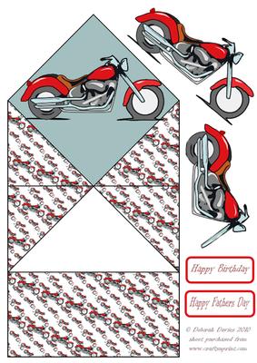 Dads Bike Diamond Top Card