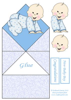 Blue Baby Diamond Top Card