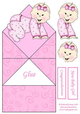 Pink Baby Diamond Top Card