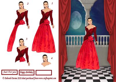 Red Ball Gown