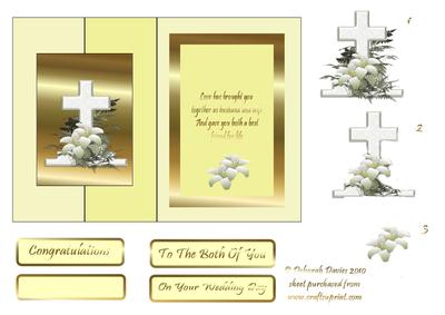 Wedding Cross and Flowers