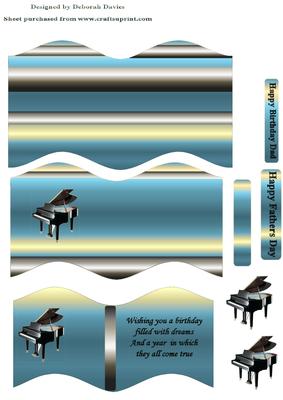 Piano Book in Blue