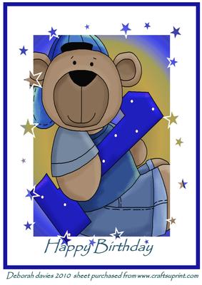 Blue 1 Today Teddy