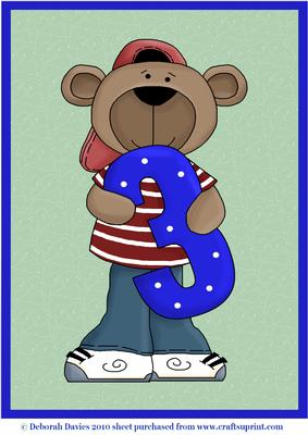 3 Blue Today Teddy
