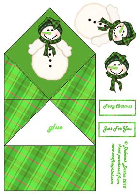 Green Plaid Christmas Diamond Top