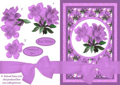 Floral Delight in Lilac