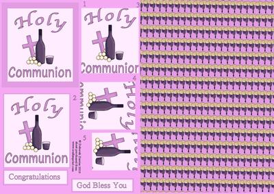 Lilac Holy Communion