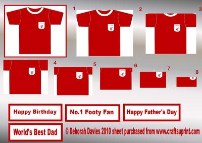 Retro Red Footy Pyramage