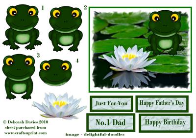 Cute Froggie on a Lily Pad