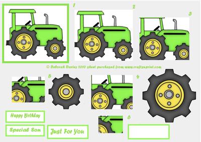 Green Tractor Pyramage