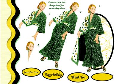 Lady of Fashion in Green