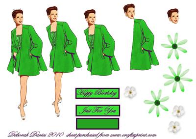 Lady of Fashion in Green