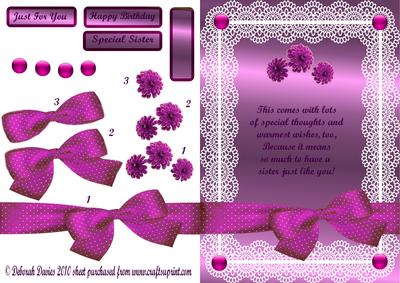 Special Sister Card