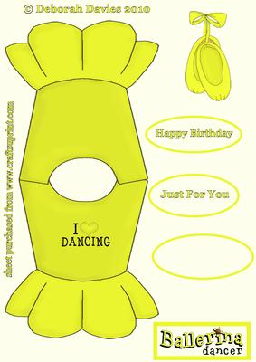Ballybear Tutu in Yellow Card