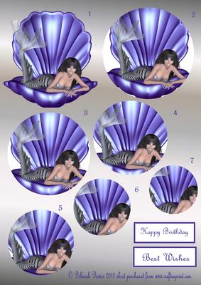 Lilac Mermaid Pyramage