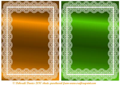 Large Metalic Copper & Green Topper