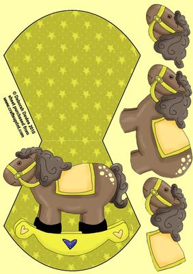 My First Horse in Yellow