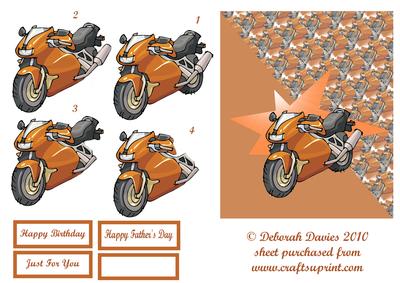 Rusty Colour Motorbike