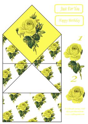 Yellow Rose Diamond Top