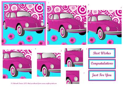 Trendy Pink Beetle Pyramage