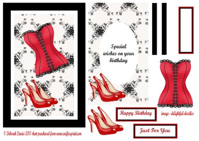 Red Corset Spinner