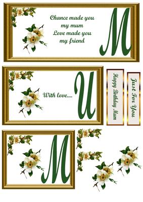 Blossoms for Mum in Green