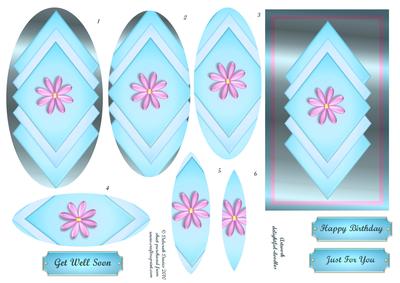 Floral ~diamond Pyramage