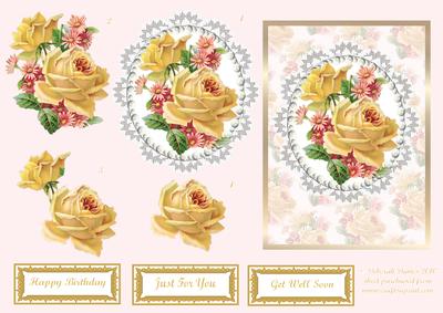 Golden Rose Step by Step