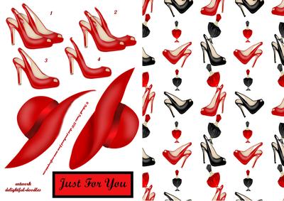 Red Shoe & Hat