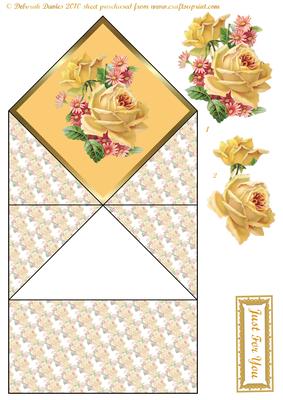 Golden Rose Diamond Top Card
