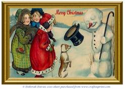Vintage Christmas A4