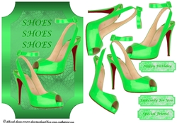Lime Green Dancing Shoes