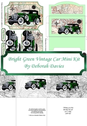 Bright Green Vintage Car Mini Kit