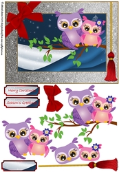 Christmas Owls