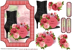 Modern Floral Boot 4