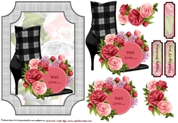 Modern Floral Boot 5