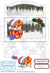 Winter Puppy Money Pocket