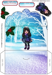 Winter Skater Money Wallet
