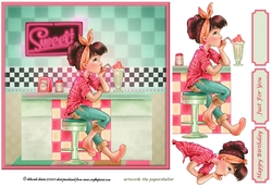 She loves a milkshake