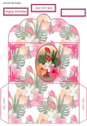 Tropical Florals Money Wallet