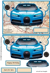 Bugatti Envelope Card
