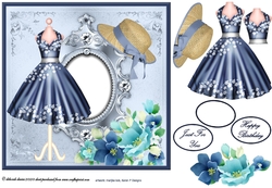 Blue Fashion Design