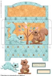 Squirrel Fun Money Wallet